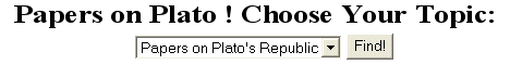 PlatoPapers.com - hundreds of Papers &  Essays on Plato helping students around the World
