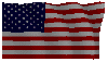 american flag - animated