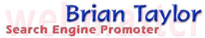 brian taylor - webmaster, web site developer, search engine promoter