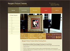 bargainframing.com - bargain picture frames framing
