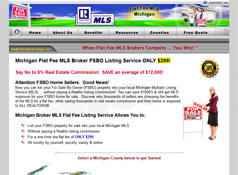 flat fee mls michigan real estate broker