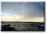 lightning striking behind the argosy ferry 8-3-99 kirkland