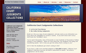 california court judgments collections